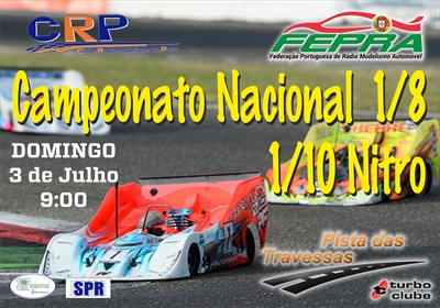 4ª Prova Campeonato Nacional 1/8 e 1/10 200 - Informações